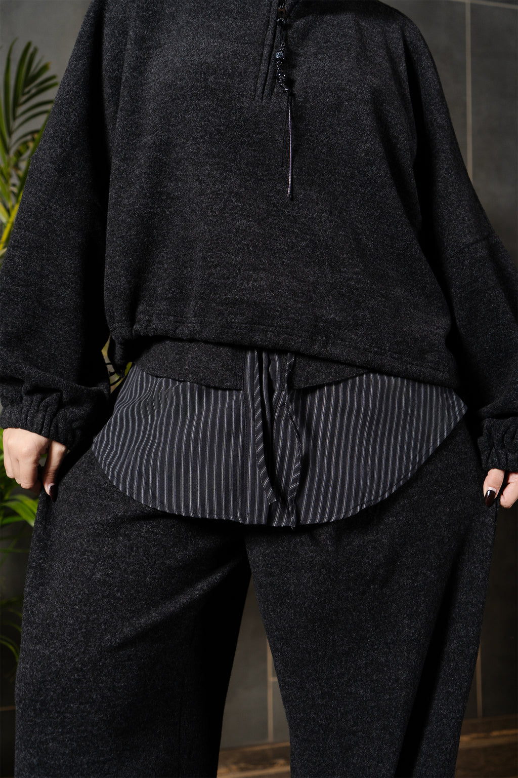 Midnight Fleece Knit Co-ord Set