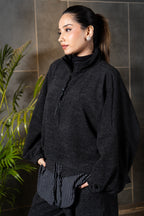 Black Fleece Knit Co-ord Set