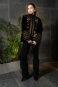 Noir Royale Embroidered Velvet Jacket
