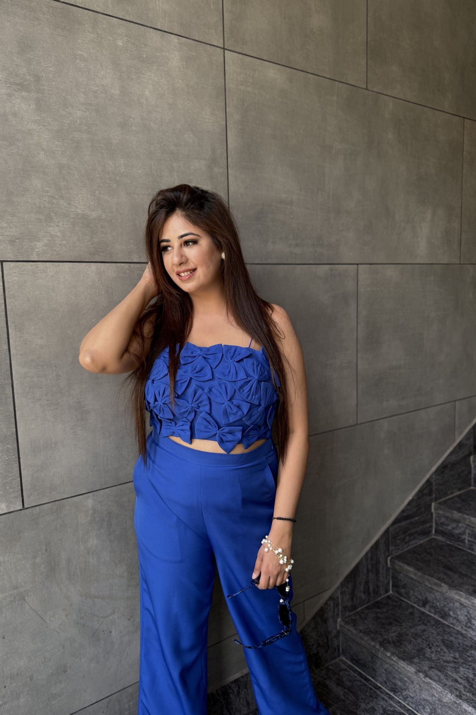 Blue Bloom Co-ord Set