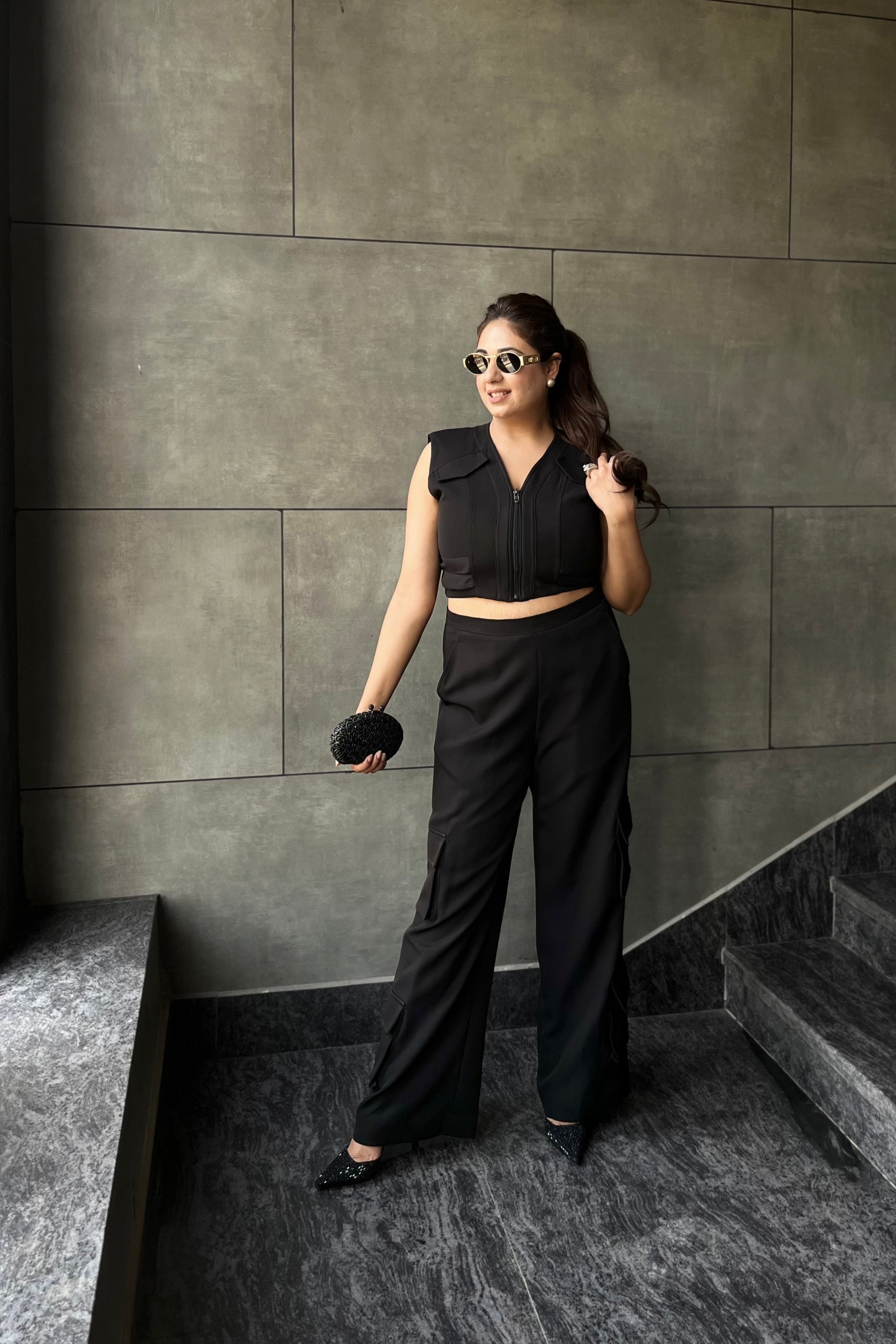 Black Utility Co-ord Set